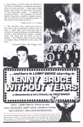 Фильмография Фред Бэйкер - лучший фильм Lenny Bruce Without Tears.