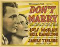 Фильмография Лидия Диксон - лучший фильм Don't Marry.