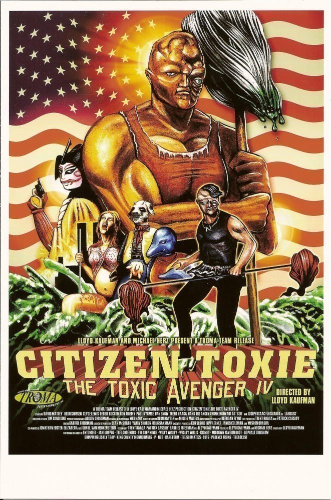 Фильмография Бэрри Бриско - лучший фильм Токсичный мститель 4: Гражданин Токси.