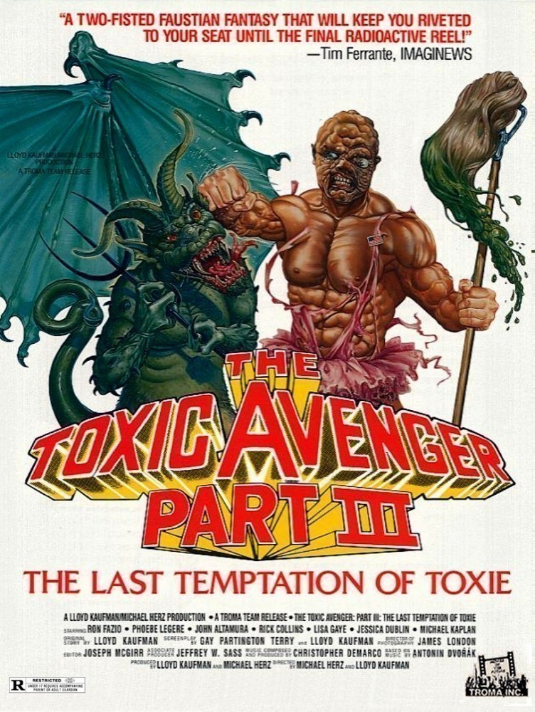Фильмография Майкл Дж. Каплан - лучший фильм Токсичный мститель 3: Последнее искушение Токси.