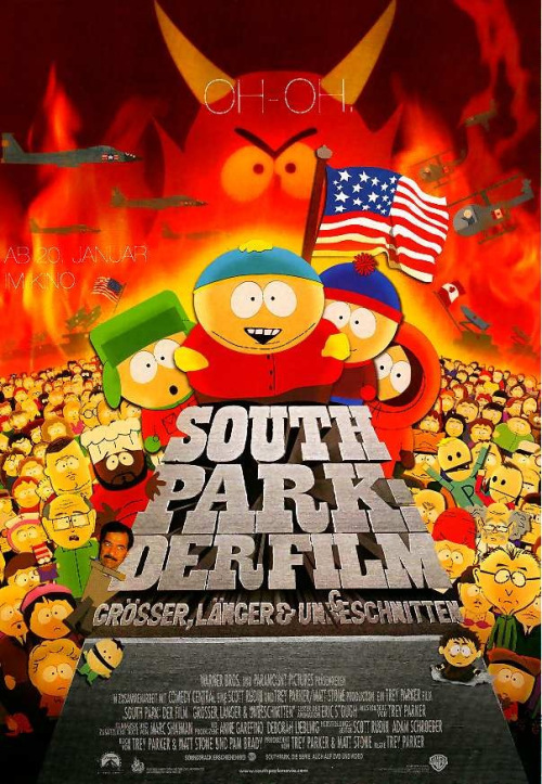 Фильмография Джесси Хауэлл - лучший фильм Южный Парк: Большой, длинный, необрезанный.