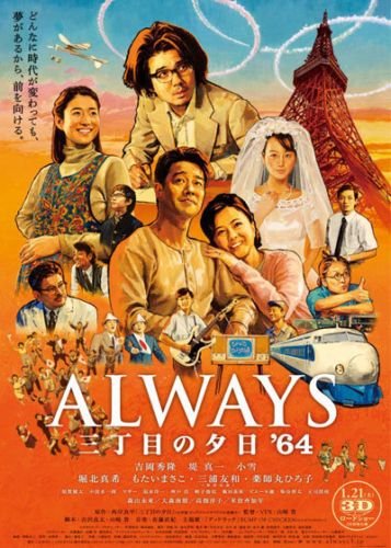 Фильмография  Масая Такахаси - лучший фильм Всегда: Закат на Третьей Авеню.