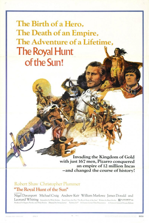 Фильмография Альфредо Поррас - лучший фильм Королевская охота за солнцем.