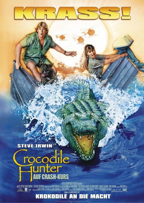 Фильмография Терри Ирвин - лучший фильм Охотник на крокодилов: Схватка.