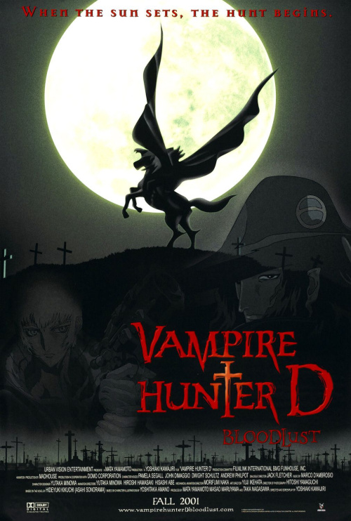 Фильмография  Кейджи Фудживара - лучший фильм Охотник на вампиров Ди: Жажда крови.