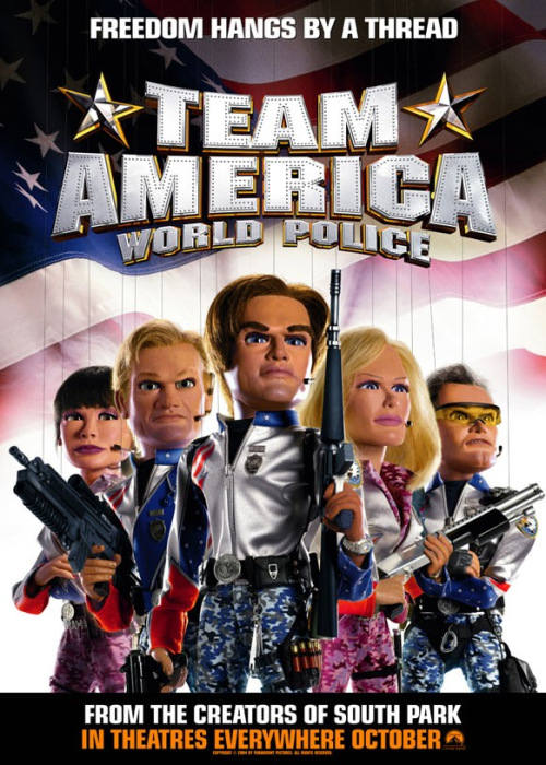 Фильмография Эль Русс - лучший фильм Отряд «Америка»: Всемирная полиция.