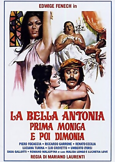 Фильмография Романо Маласпина - лучший фильм Великолепная Антония, поначалу монахиня, а после фурия.