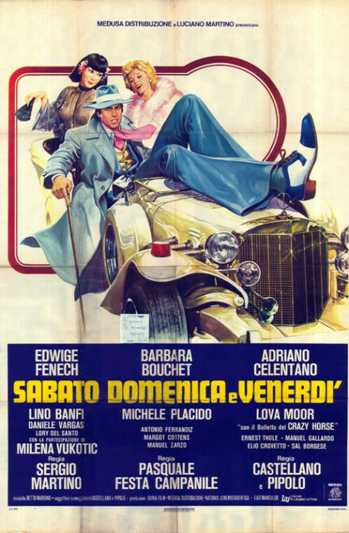 Фильмография Серджо Тардиоли - лучший фильм Суббота, воскресенье и пятница.